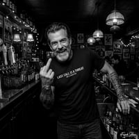 Image 1 of Mens barware T-shirt ::: "LAST CALL IS A THREAT"