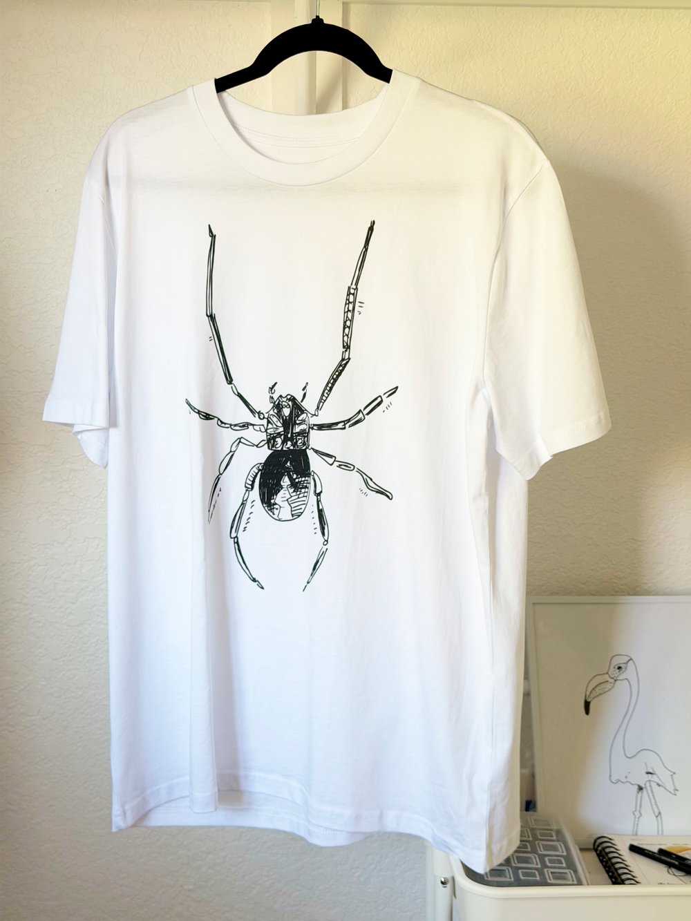 Black Widow Spider - Unisex organic cotton t-shirt