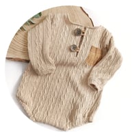 Image 1 of Photoshooting boys bodysuit |  Ari | beige | 18-24 months