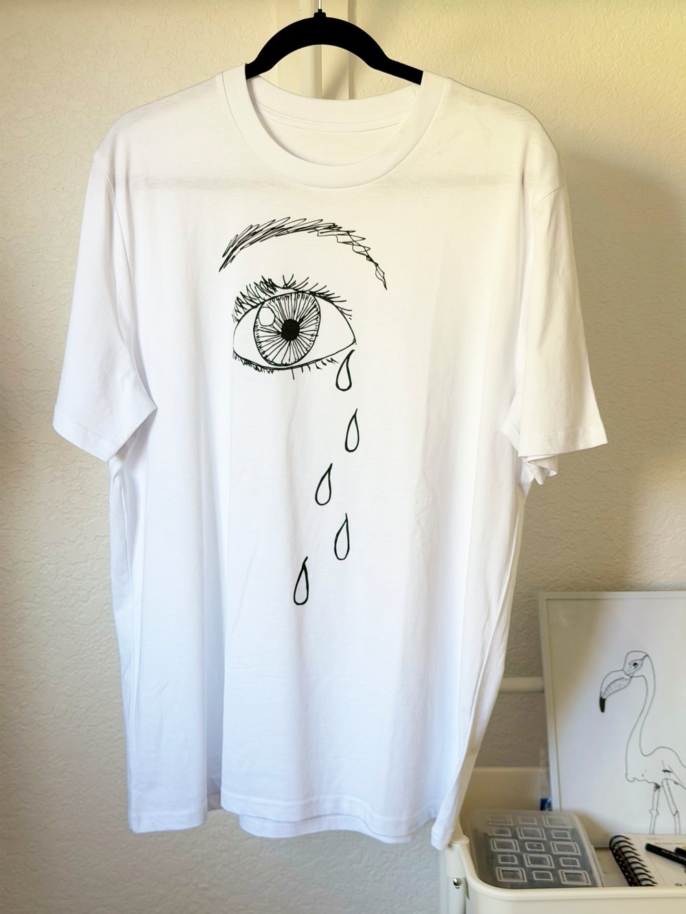 Tears On My Face - Unisex organic cotton t-shirt