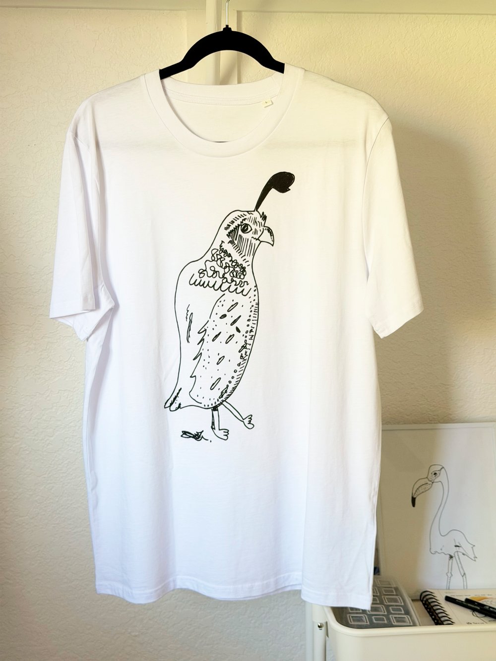 QUAIL PARTY -  Unisex organic cotton t-shirt