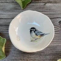 Image 1 of Coal Tit Handmade Ceramic Dish