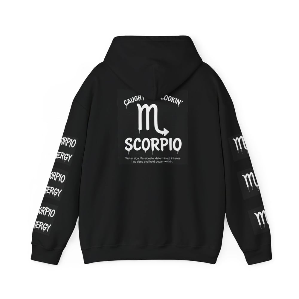 Image of Scorpio Zodiac Hoodie — "All Eyes on Scorpio" Astrological Sweatshirt