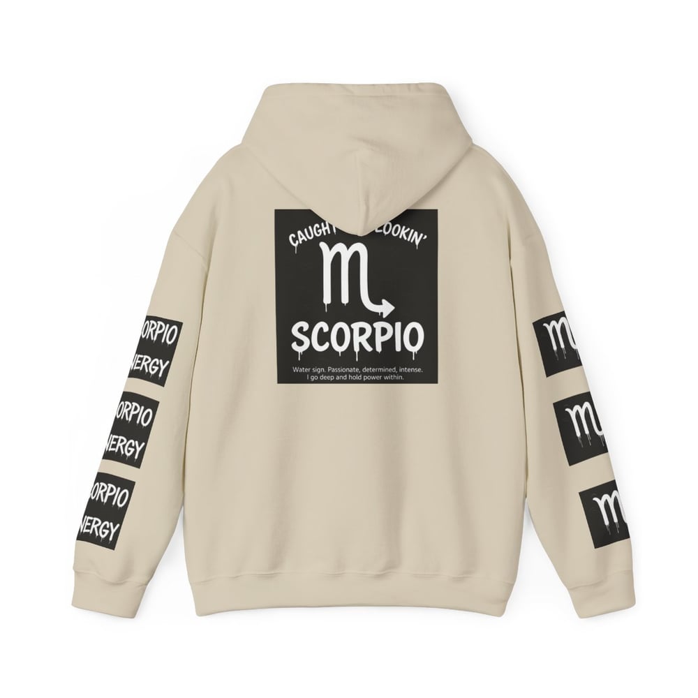 Image of Scorpio Zodiac Hoodie — "All Eyes on Scorpio" Astrological Sweatshirt