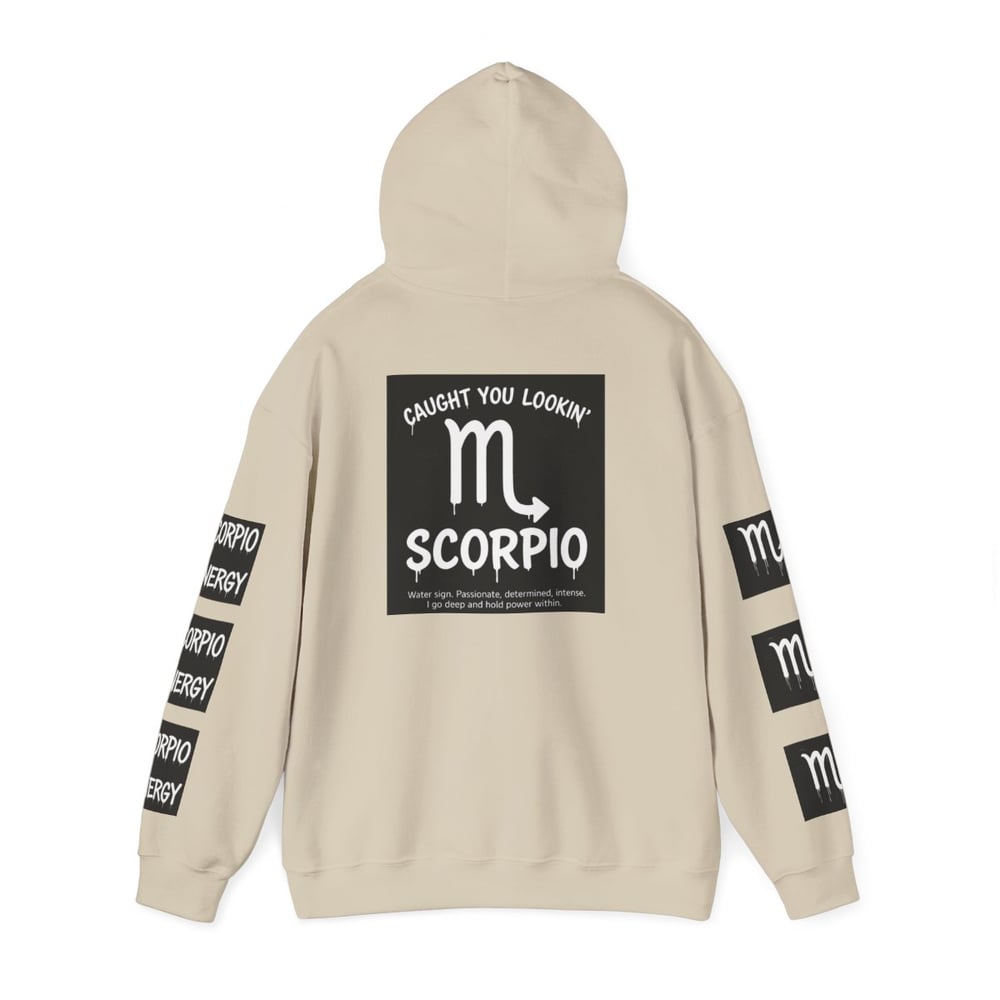 Image of Scorpio Zodiac Hoodie — "All Eyes on Scorpio" Astrological Sweatshirt