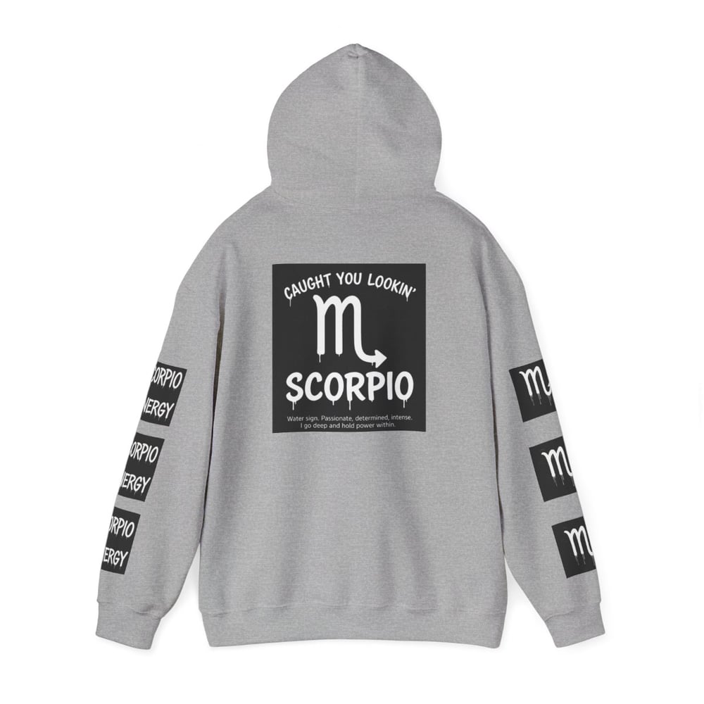 Image of Scorpio Zodiac Hoodie — "All Eyes on Scorpio" Astrological Sweatshirt