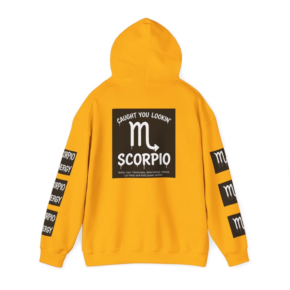 Image of Scorpio Zodiac Hoodie — "All Eyes on Scorpio" Astrological Sweatshirt