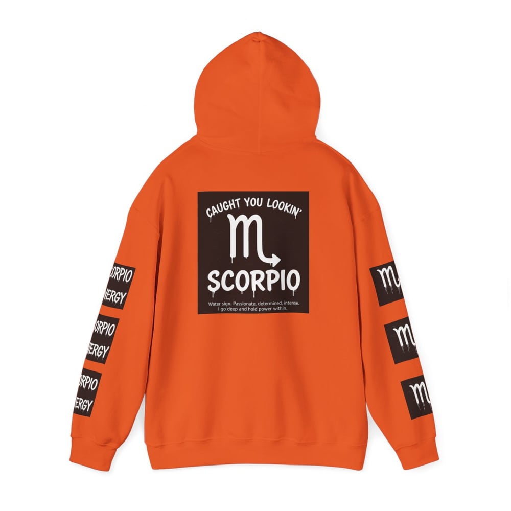 Image of Scorpio Zodiac Hoodie — "All Eyes on Scorpio" Astrological Sweatshirt