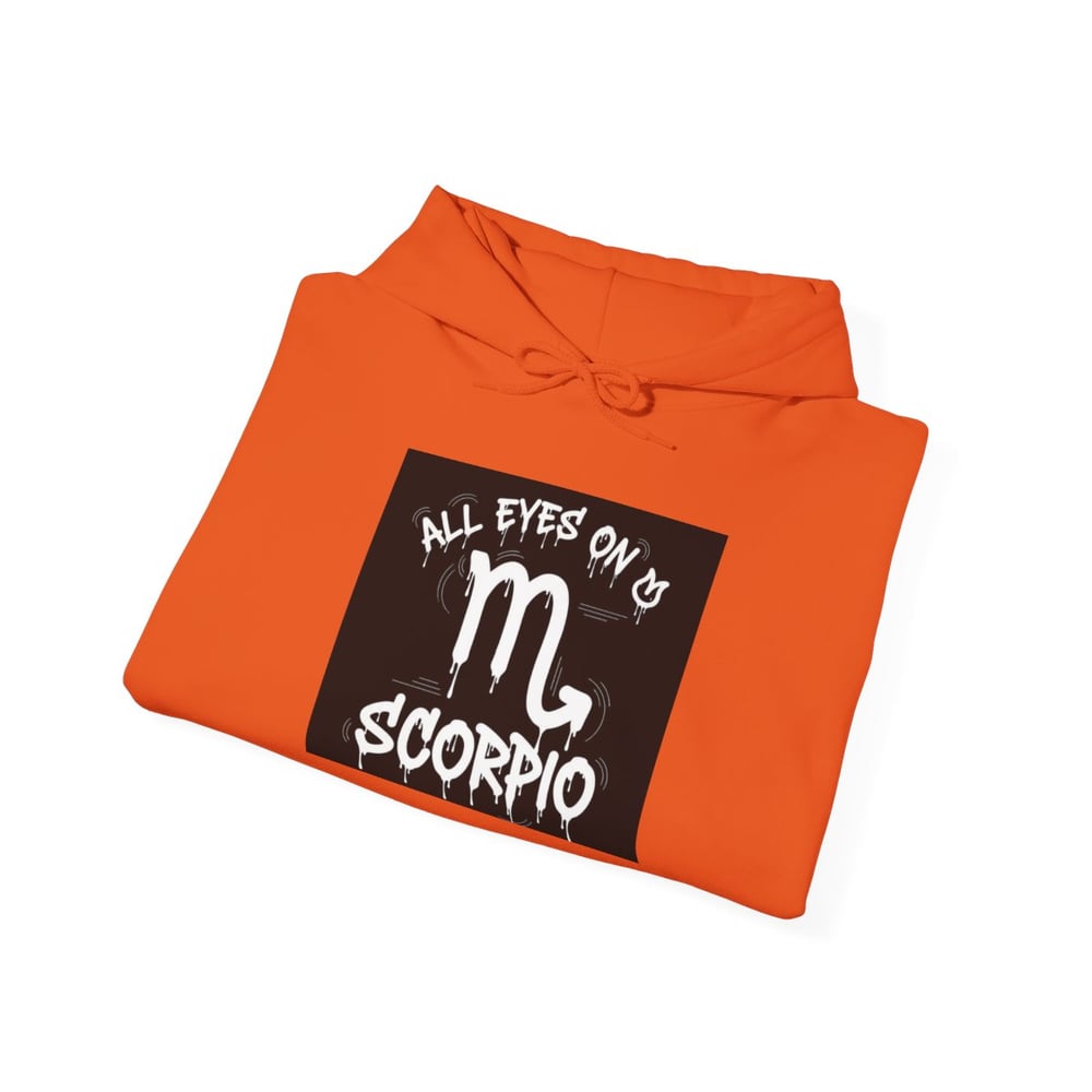 Image of Scorpio Zodiac Hoodie — "All Eyes on Scorpio" Astrological Sweatshirt