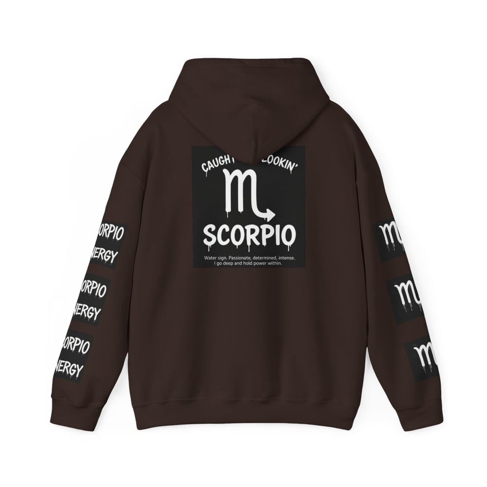 Image of Scorpio Zodiac Hoodie — "All Eyes on Scorpio" Astrological Sweatshirt