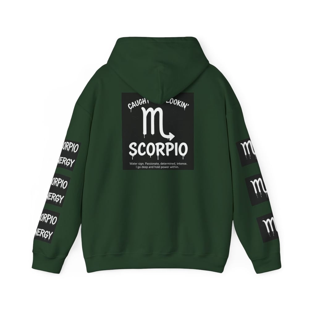Image of Scorpio Zodiac Hoodie — "All Eyes on Scorpio" Astrological Sweatshirt