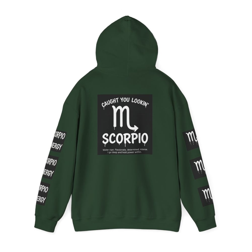 Image of Scorpio Zodiac Hoodie — "All Eyes on Scorpio" Astrological Sweatshirt