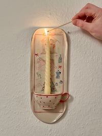 Image 1 of Christmas Candle Sconce - 01