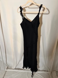 Image 3 of Vintage Black Gothic Whimsy Fairy Dress 