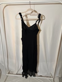 Image 4 of Vintage Black Gothic Whimsy Fairy Dress 