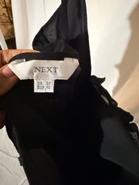 Image 5 of Vintage Black Gothic Whimsy Fairy Dress 