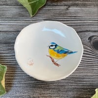 Image 1 of Blue Tit Handmade Ceramic Dish
