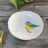 Image 3 of Blue Tit Handmade Ceramic Dish