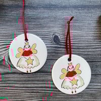 Image 1 of Handmade Christmas Fairy Decoration