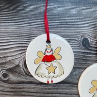 Image 2 of Handmade Christmas Fairy Decoration