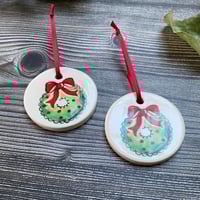 Image 2 of Handmade Christmas Wreath Decoration