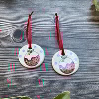 Image 3 of Handmade Christmas Pudding Decoration