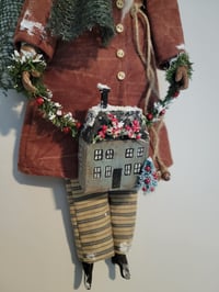 Image 4 of Belsnickle Santa with christmas house