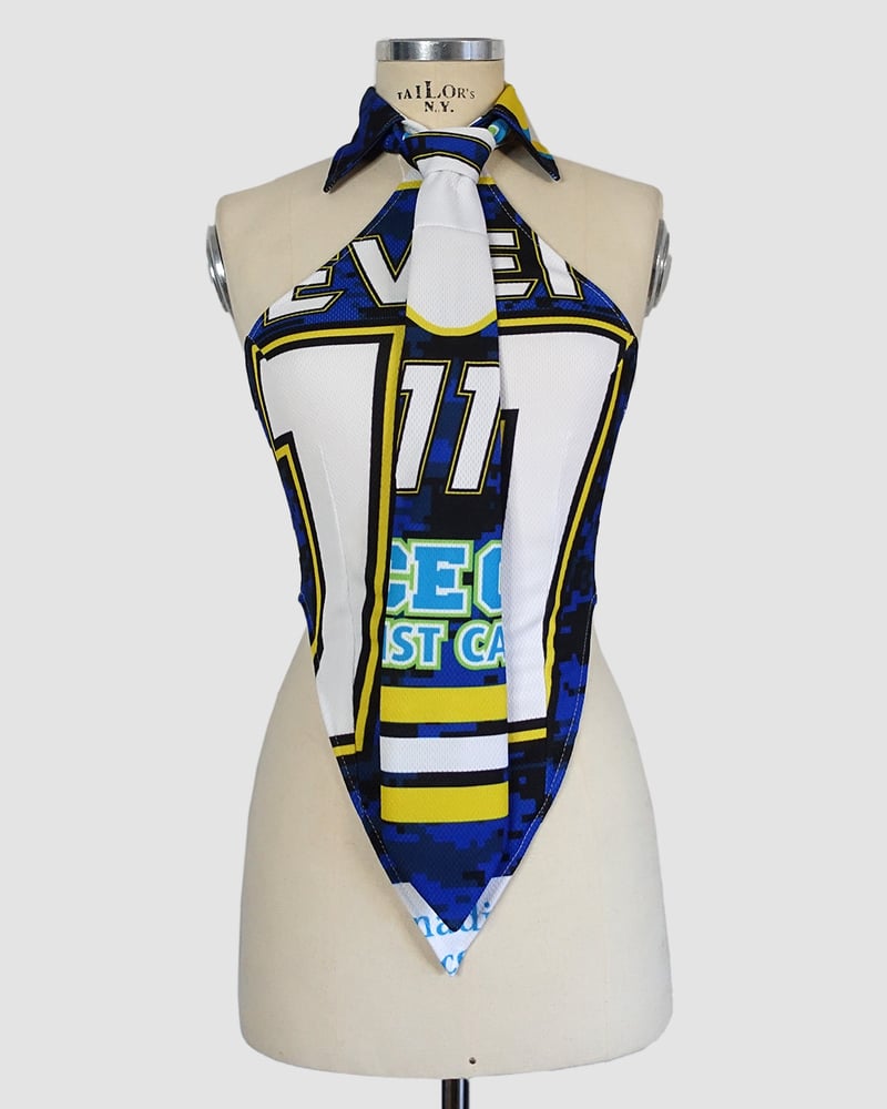 Image of ‘LUDIC‘ tie top upcycled