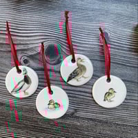 Image 1 of Duck Family Set of Handmade Decorations