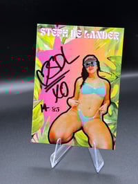 *NEW* NUMBERED /25 TROPICAL SIGNED TRADING CARD