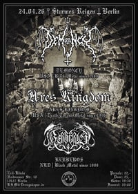 24.04.26 | Sturmes Reigen | Berlin: Demoncy + Ares Kingdom + Kerberos