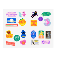 ego death sticker sheet