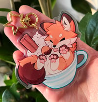 Fox Latte Keychain