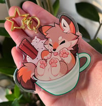 Coyote Latte Keychain