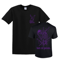 T-shirt Tout est Poison violet NEW