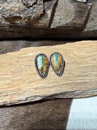 Image 2 of Royston Ribbon stud earrings 