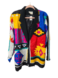 Image 7 of Jordana Size L Colorful Blazer