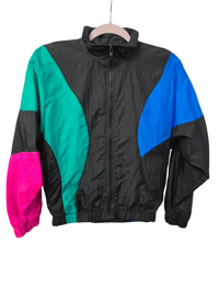 Image 1 of Color Block Track Jacket