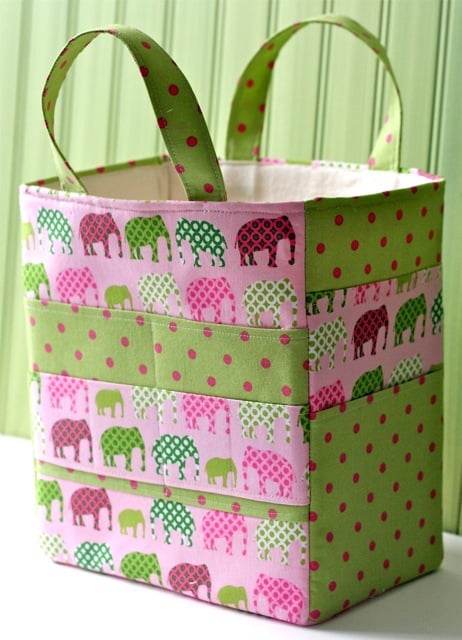 Image of Art Caddy Tote PDF Sewing Pattern