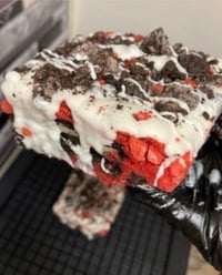 Image 1 of Red Velvet Oreo Brownie Slab