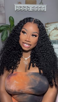 Image 1 of Burmese Curly 13x6 HD Lace Front Wig in 22”