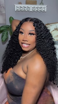 Image 3 of Burmese Curly 13x6 HD Lace Front Wig in 22”