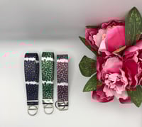 Image 4 of Wristlet Keychain, Tie-Dye, Leopard, Car Keys 