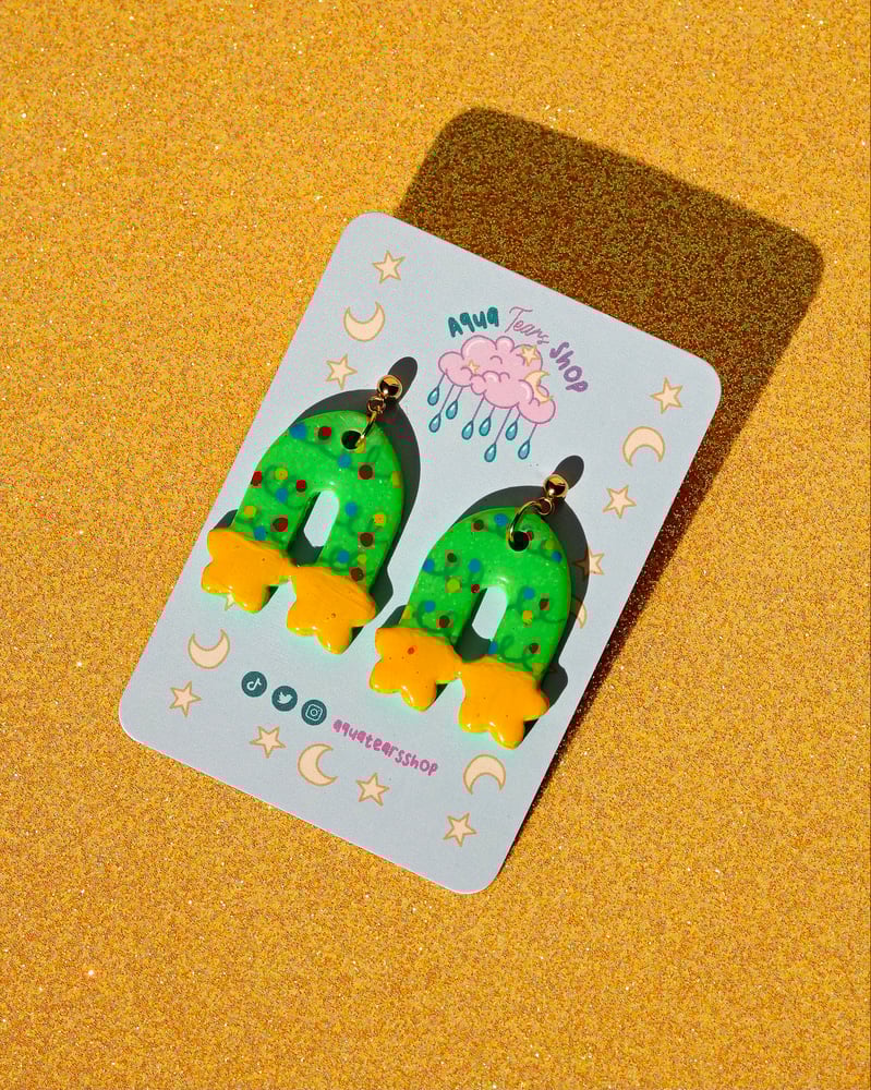 Image of Xmas Tree Arch Earrings