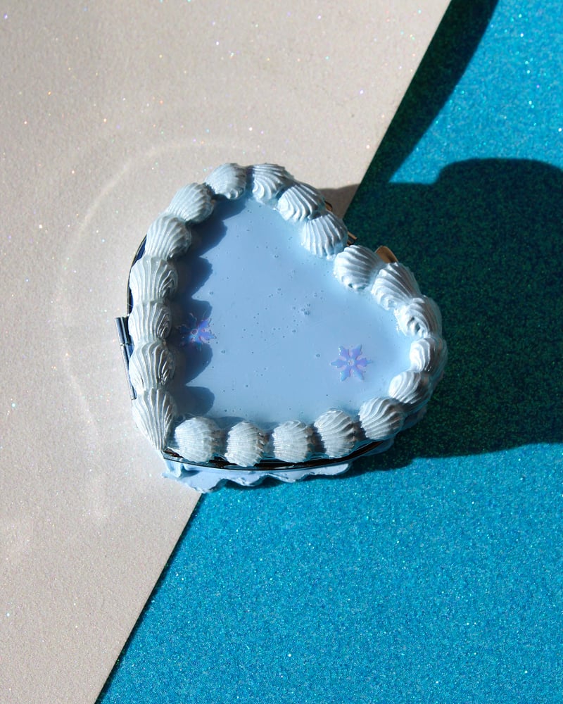 Image of Snowflake Cake Compact Mirror