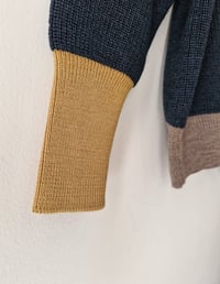Image 3 of NATURALLY DYED MERINO SWEATER _ multicolor INDIGO