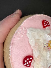 Image 6 of Forest Gingerbread Cottage Fairy House Pincushion