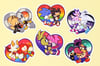 Sonic Pride Ships - Stickers