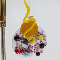 Image 1 of Christmas Cookie Fused Glass Ornament by Jimmy Dutcher