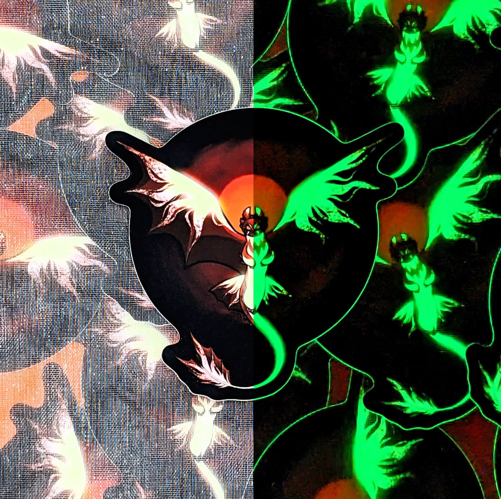 Glow in the Dark Banshee- Sticker